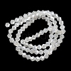 Imitation Jade Electroplate Glass Beads Strands GLAA-F029-J4mm-A06-2