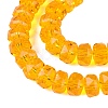 Transparent Glass Beads Strands GLAA-Q114-01A-A05-3