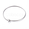 316 Surgical Stainless Steel Hoop Earring Findings STAS-J025-01D-P-1