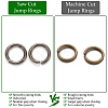 Brass Open Jump Rings KK-M165-7mm-01B-RS-3