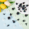 24 Sets 6 Style Plastic Doll Eyes DOLL-PH0001-24-5