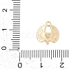 Brass Micro Pave Cubic Zirconia Charms ZIRC-P122-01B-G01-3
