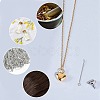 2Pcs 2 Colors Heart Stainless Steel Urn Ashes Pendants STAS-CN0001-73-7