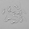 304 Stainless Steel Earring Hooks X-STAS-H436-04S-1