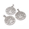 Non-Tarnish 201 Stainless Steel Pendants STAS-T046-JN269-1-1