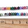 Dyed Natural Malaysia Jade Rondelle Beads Strands G-E316-2x4mm-55-2