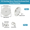 20Pcs Brass Stud Earring Settings KK-BBC0010-56B-2