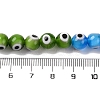 Chakra Theme Handmade Evil Eye Lampwork Beads Strands LAMP-G164-06B-4