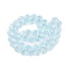 Electroplate Glass Beads Strands EGLA-N012-08H-2