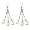 Tibetan Style Alloy Feather Tassel Big Pendants LS-FIND-YW0003-92C-1