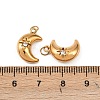 304 Stainless Steel with Clear Cubic Zirconia Pendants STAS-G364-07G-3