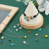 84Pcs 14 Style Synthetic Turquoise Pendant PALLOY-FH00074-5
