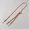 Adjustable Imitation Leather with Iron Link Purse Chains FIND-WH0126-455-1