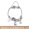 Alloy European Beads Charm Bracelets BJEW-F495-20P-3