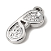 304 Stainless Steel Charms SA-CBA9B1E-05P-2