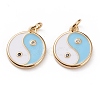 Brass Micro Pave Clear Cubic Zirconia Pendants KK-C100-16G-03-1