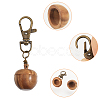 Wood Apple Box Jewelry Pendant Decoration HJEW-AB00430-4