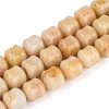 Natural Topaz Jade Beads Strands G-N353-06A-02-2
