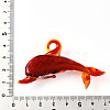 Handmade Silver Foil Lampwork Big Pendants LAMP-T023-13-4