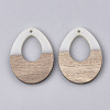 Resin & Walnut Wood Pendants RESI-S358-05E-2