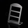 Organic Glass Earring Display Racks X-EDIS-N001-02B-6