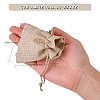 Burlap Packing Pouches Drawstring Bags X-ABAG-Q050-7x9-01-5