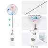 ABS Plastic Retractable Badge Reel AJEW-GF0001-74-4