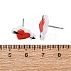 Wood Stud Earrings EJEW-M063-01A-3