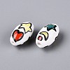 Handmade Porcelain Beads PORC-N012-04A-2