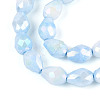 Anti-Tarnish Electroplate Glass Beads Strands GLAA-T025-13A-01-3