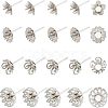 30Pcs 3 Style 304 Stainless Steel Stud Earring Findings STAS-UN0031-93-1