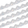 10 Yards Sparkle Polyamide Wavy Flower Lace Trim OCOR-WH20022-023B-1