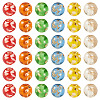 Picasso Baking Paint Glass Seed Beads SEED-TA0001-61C-3