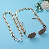 Personalized CCB Plastic Curb Chain Necklaces NJEW-JN02881-3