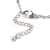 Tarnish Resistant 304 Stainless Steel Satellite Chain Bracelets BJEW-JB06524-01-5