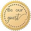 Plastic Self Adhesive Gold Foil Embossed Stickers DIY-WH0575-082-1