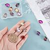 14Pcs 7 Colors Sew on Rhinestone PVC-CA0001-01-3