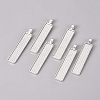 Alloy Big Pendant Cabochon Settings PALLOY-TAC0012-07AS-1