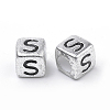 Plated Acrylic Beads PB43C9308-S-2