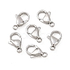 Tarnish Resistant 316 Surgical Stainless Steel Lobster Claw Clasps X-STAS-316-FL12A-1