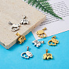 8Pcs 4 Styles 304 Stainless Steel Pendants STAS-TA0001-36-10