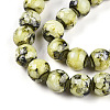 Baking Paint Glass Beads X1-DGLA-N003-10mm-A04-4