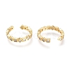 Brass Micro Pave Clear Cubic Zirconia Cuff Rings RJEW-I073-03G-3