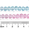 Transparent Painted Glass Beads Strands LS-DGLA-A034-T6mm-A22-3