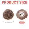 Faux Mink Fur Lapel Pins JEWB-WH0026-94A-2