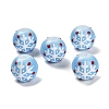Christmas Theme Baking Paint Glass Beads LS-LAMP-I028-08-3