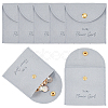 10Pcs Velvet Pouches with Snap Button ABAG-SP0001-42A-1