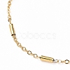 Ion Plating(IP) 304 Stainless Steel Cable Chain Bracelets BJEW-JB05655-2