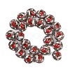 Christmas Handmade Lampwork Enamel Beads X1-LAMP-C020-03B-1