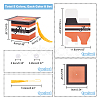 40 Sets 5 Colors Graduation Cap Paper Folding Gift Boxes CON-GA0001-13-2
